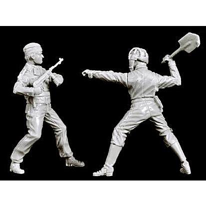 ロシア軍の戦車兵とドイツ軍の戦車兵 近接戦 No 2 2体入 Soviet German Tank Crew Close Fight No 2 1 35 F F ミニチュアパーク 通販 Yahoo ショッピング