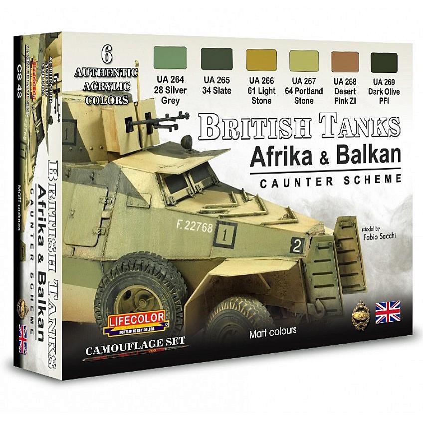 第二次世界大戦 イギリス軍 Afv迷彩カラーセット Acrylic Colours Lifecolor For British Tanks Wwii 22ml X 6本入 Cs Cs44 Cs Cs44 ミニチュアパーク 通販 Yahoo ショッピング