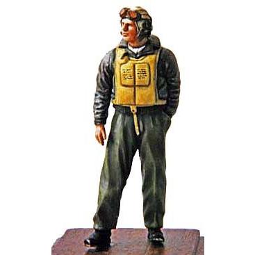 アメリカ陸軍航空隊　飛行服のパイロット　#1　WWII　WWII USAAF pilot in flying uniform #1　1/32｜miniature-park