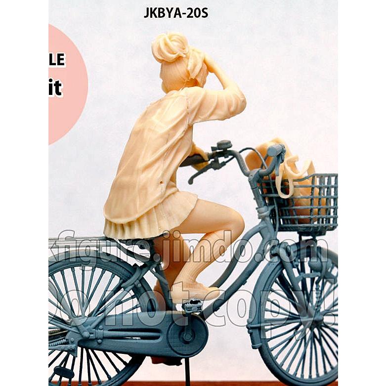 女子高生フィギュア 自転車は付属しません Japanese Kawaii Highschool Girls Bicycle Is Not Included 1 セール対象外 Jkbya s ミニチュアパーク 通販 Yahoo ショッピング