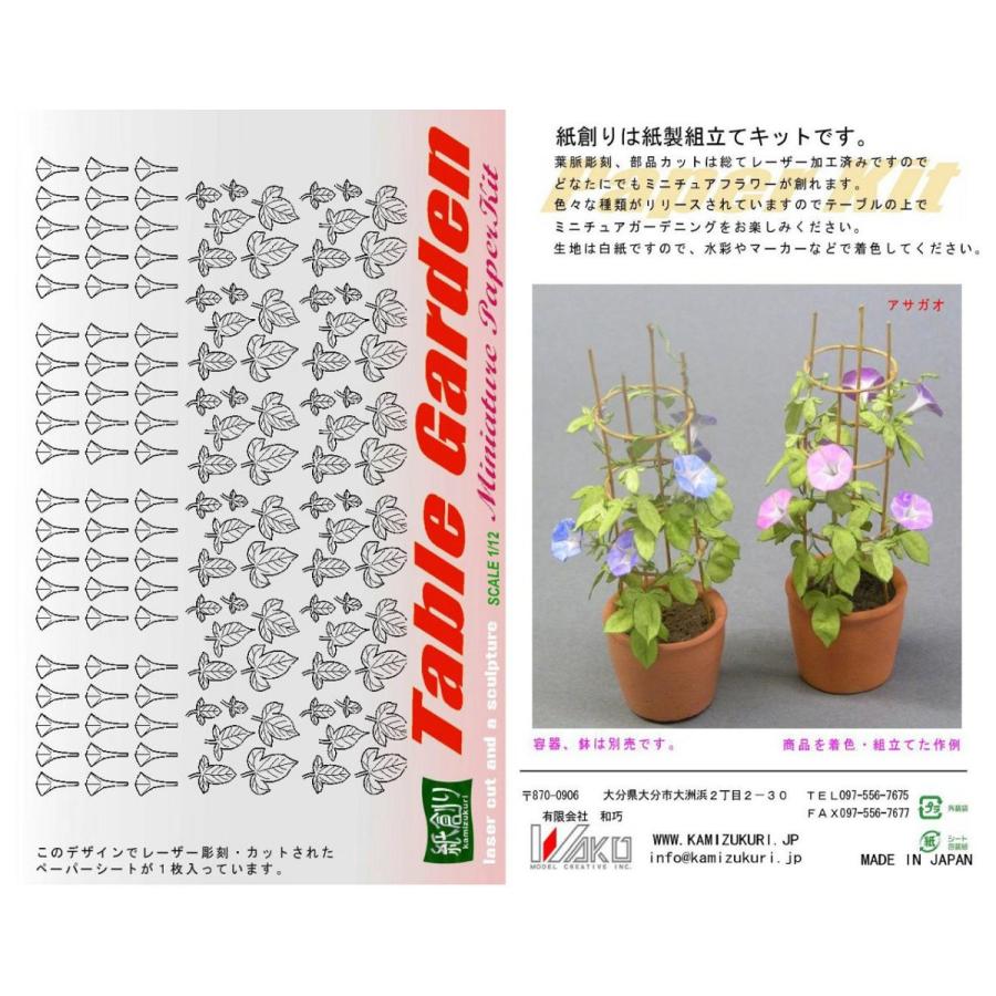 アサガオ 花12輪 支柱２組入 非常に組立て難易度が高い商品です Japanese Morning Glory 1 12 Kam G 17 Kam G 17 ミニチュアパーク 通販 Yahoo ショッピング