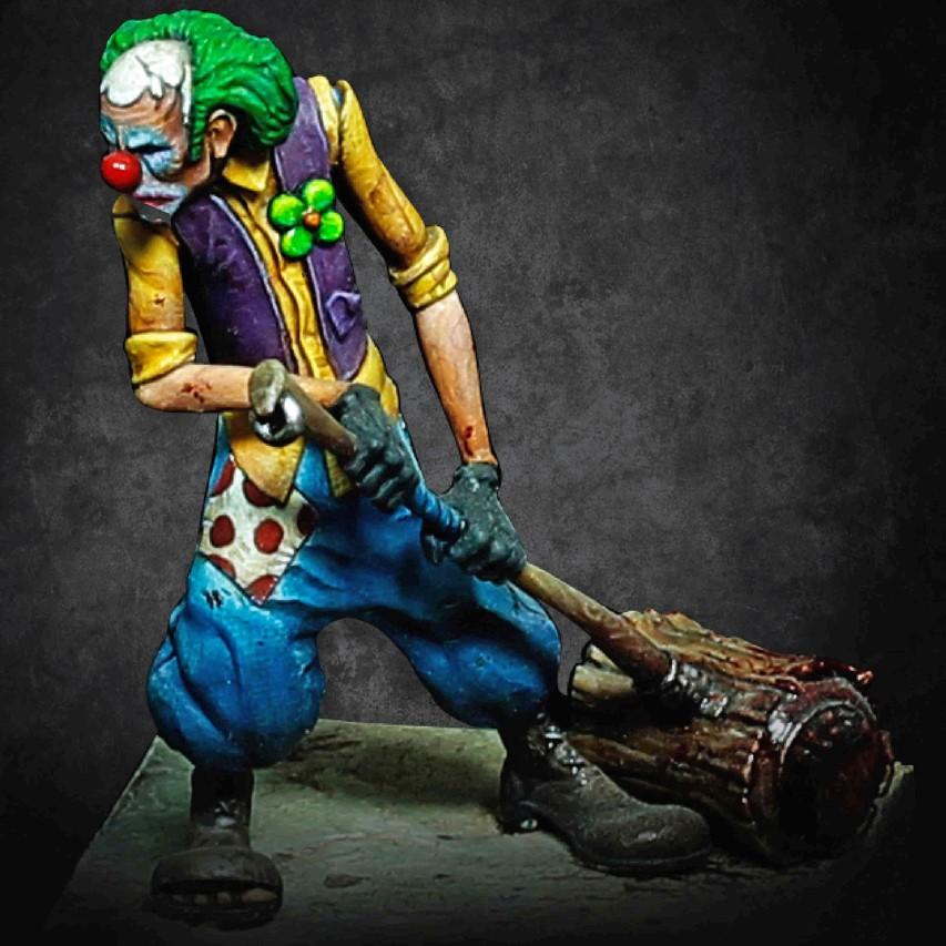 狂ったピエロ Mad Clown 40mm Kmr Mgf 001 ミニチュアパーク 通販 Yahoo ショッピング