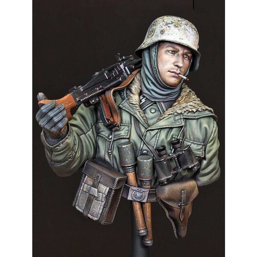 ドイツ軍 トーテンコープフ師団 Mg42機関銃手 ハリコフ 1943年 0個限定 Mg42 Gunner Totenkopf Division Kharkov 1943 1 10バスト Lm B023 Lm B023 ミニチュアパーク 通販 Yahoo ショッピング