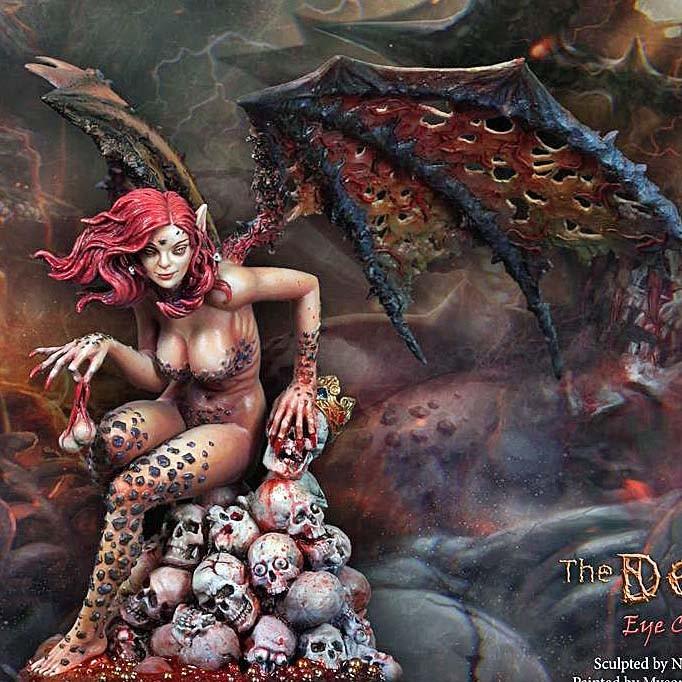 人の眼を蒐める女悪魔 The Devil Human Eye Collector 75mm Np Np ミニチュアパーク 通販 Yahoo ショッピング