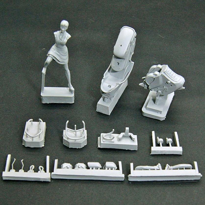 ホバーバイクにまたがるピオネール(旧ソ連の青年団)の少女 Soviet Pioneer Girl rides the Hoverbike 54mm|miniature-park|06