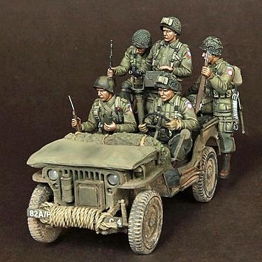 超人気 アメリカ軍 空挺兵と将校 ジープ用 ノルマンディ 1944年 5体入 Us Airbornes With Officer For Jeep Normandy 1944 5 Figures 1 35 Soga 35set17 魅了 Www Doctor Plan Com