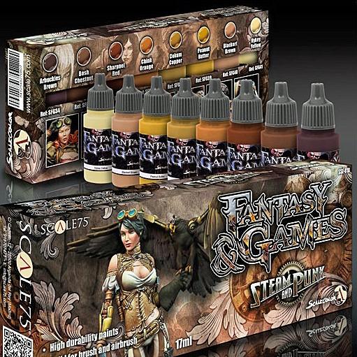 スケール75 ファンタジー ゲームシリーズ スチーム パンク カラーセット Fantasy And Games Steam And Punk Sse018 ミニチュアパーク 通販 Yahoo ショッピング