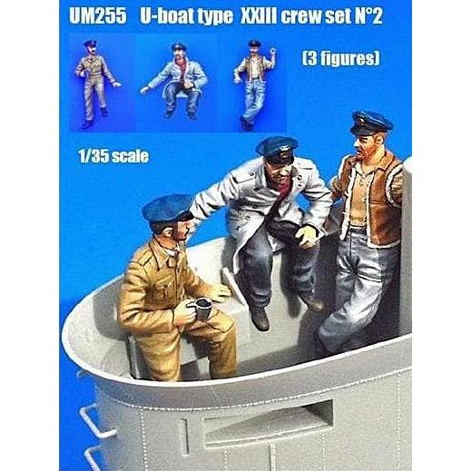 レビュー高評価のおせち贈り物 XXIII type ドイツ海軍　UボートXXIII型　クルーセット　No.1（3体入）　U-boat crew figs　1/35[UM254] 3 No.1 set その他模型