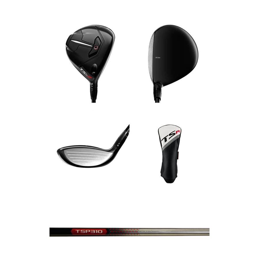 【高反発加工/CT値285/ヘッドスピード41m/s未満】タイトリスト TSR2 FW 18° (SilverFace)/Titleist TSP 310 60 (S)【ミニボックスゴルフ】