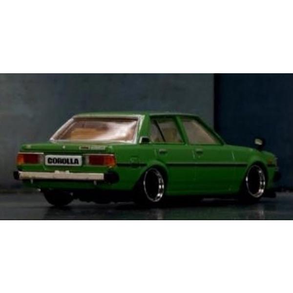 BM CREATIONS 64B0214 トヨタ カローラ E70(緑/右ハンドル) ※1/64
