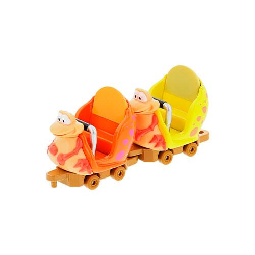 ディズニートミカ スカットルのスクーター2台（オレンジ・イエロー各