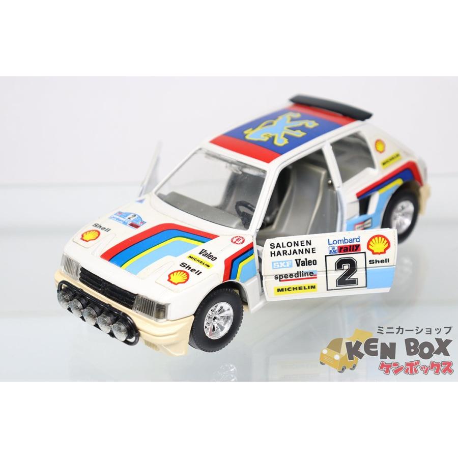 burago ブラーゴ S=1/25 Peugeot プジョー 205 TURBO ターボ#2 箱無し