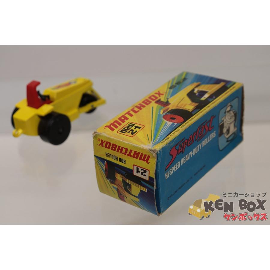 約7cm MATCH BOX マッチボックス 21 ROD ROLLER ロードローラー 約7cm MATCH BOX マッチボックス 21 ROD ROLLER ロードローラー