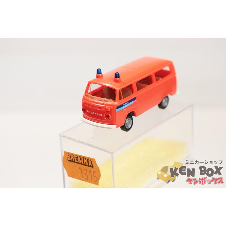 S=1/87 BREKINA ブレキナ フォルクスワーゲン ポリスカー (オレンジ/青