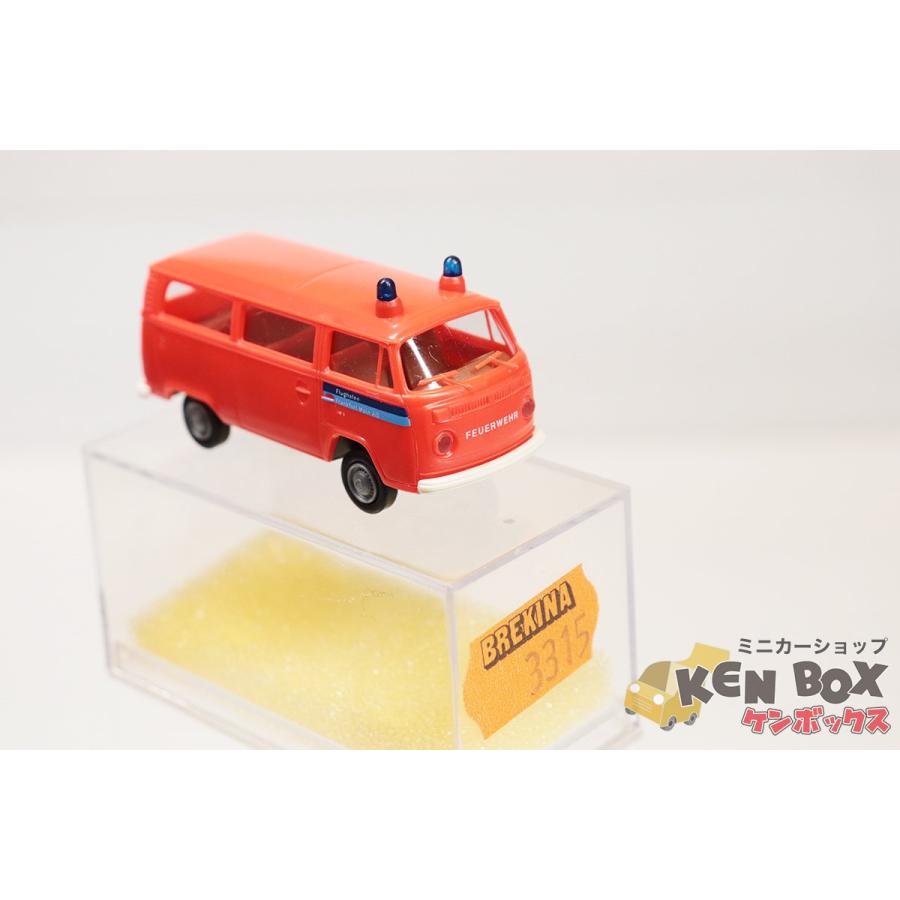 S=1/87 BREKINA ブレキナ フォルクスワーゲン ポリスカー (オレンジ/青