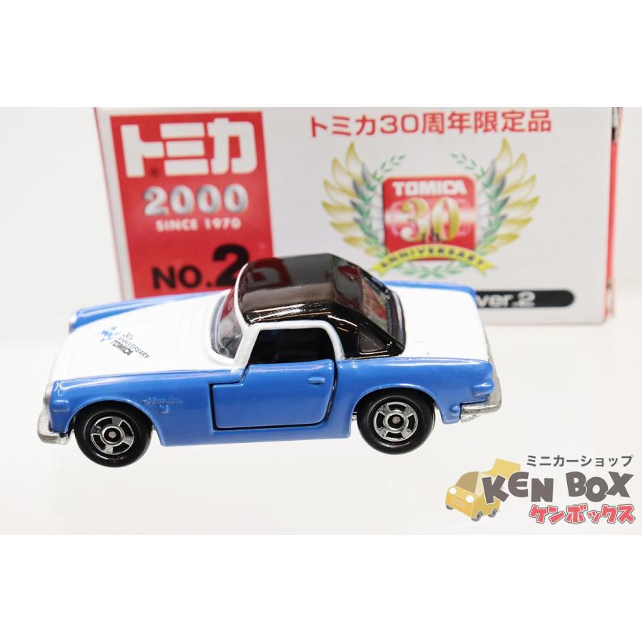 トミカ30周年限定品No.2 ホンダS800 中国製 現状渡し : ミニカー トミカ30周年限定品No.2 ホンダS800 中国製 現状渡し : ミニカー