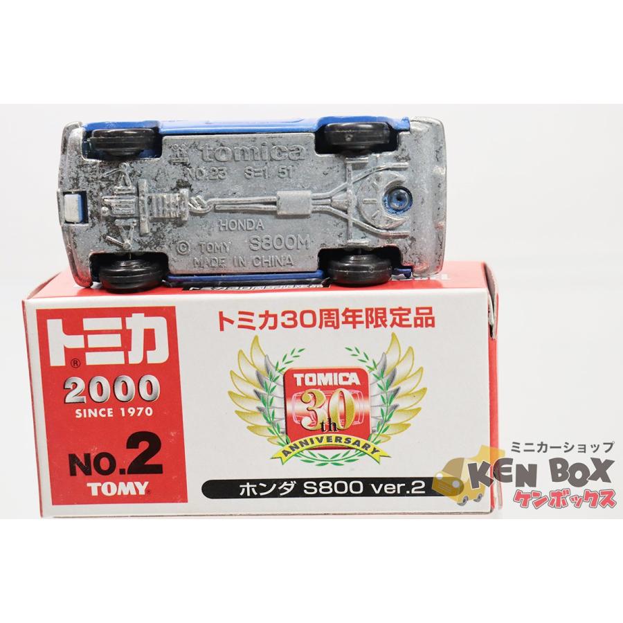 トミカ30周年限定品No.2 ホンダS800 中国製 現状渡し : ミニカー トミカ30周年限定品No.2 ホンダS800 中国製 現状渡し : ミニカー