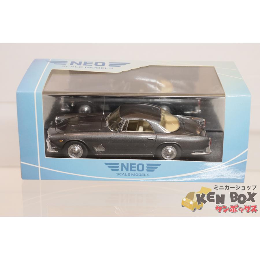 USED S=1/43 NEO ネオ NEO045911 Maserati マセラティ 3500GT Touring Coupe ツーリングクーペ 1957 Met.Grey 中国製 現状渡し｜minicar-kenbox｜05