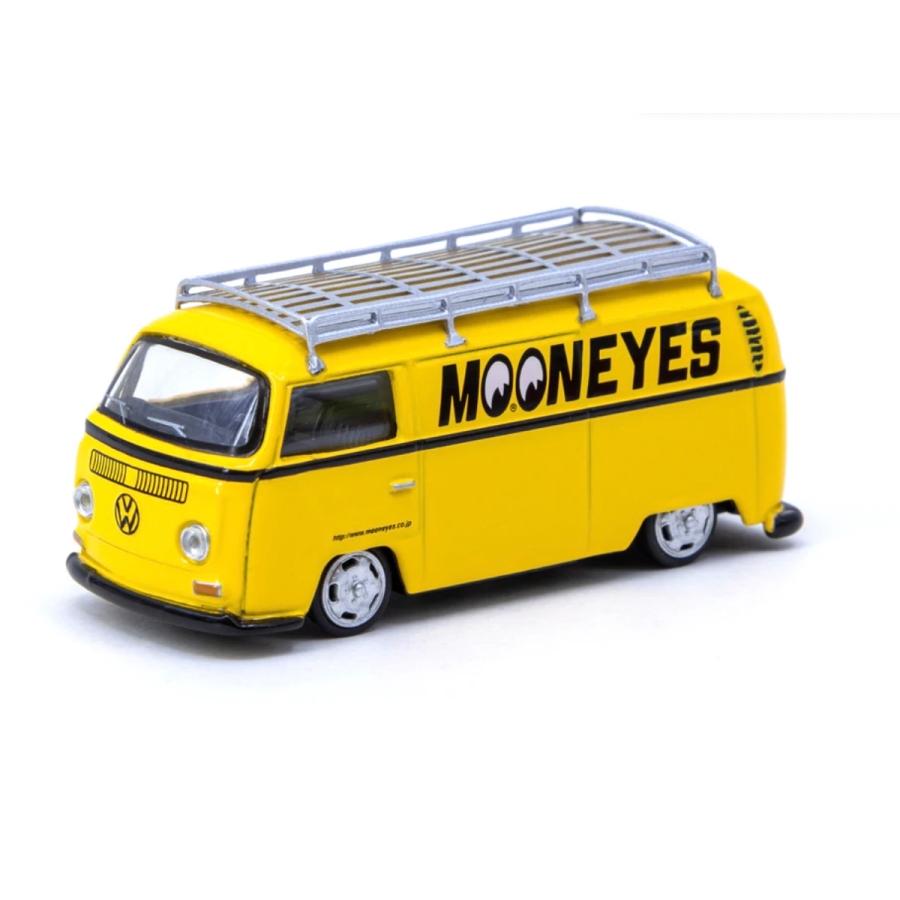 Tarmac Works T64S-010-ME1 フォルクスワーゲン Type2 (T2) パネルバン Mooneyes with Roof Rack ※Schuco x Tarmac Works｜minicar-kenbox