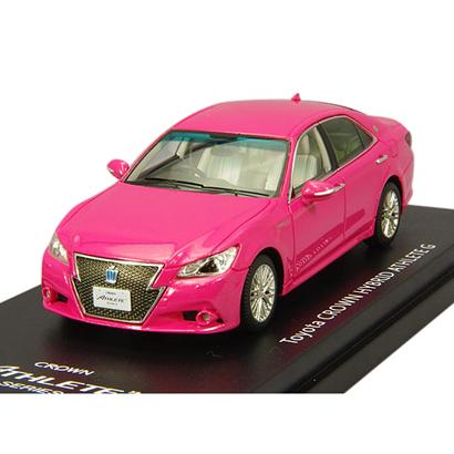 ミニカー Toyota Crown Athlete G TRD Sportivo Pink LAX L43024 トヨタ ハイブリッドアスリートG(ピンク) : ミニカー