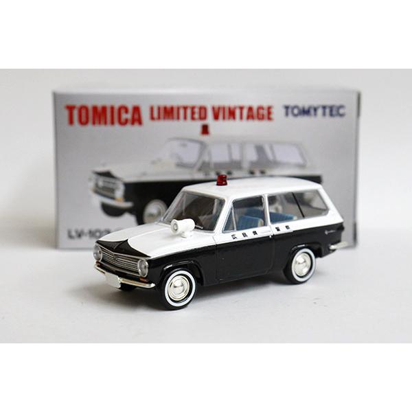 TOMYTEC トミカリミテッドヴィンテージ LV-102a マツダ ファミリアバンパトロールカー 広島県警 ミニカー-ゲーム、おもちゃ-模型、プラモデル