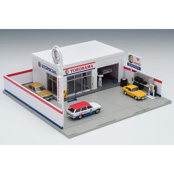トミカラマヴィンテージ　タイヤショップ　ヨコハマタイヤ 新品未開封 TOMYTEC トミカラマヴィンテージ 05a タイヤショップ(ヨコハマタイヤ