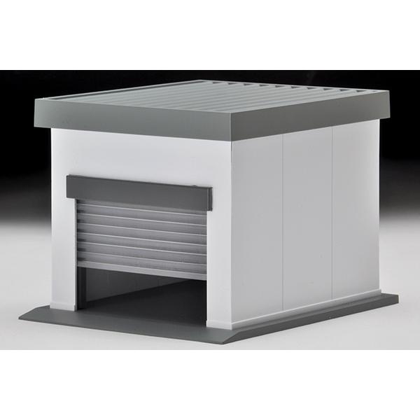 TOMYTEC トミカラマヴィンテージ 08b ガレージ（白） : ミニカー