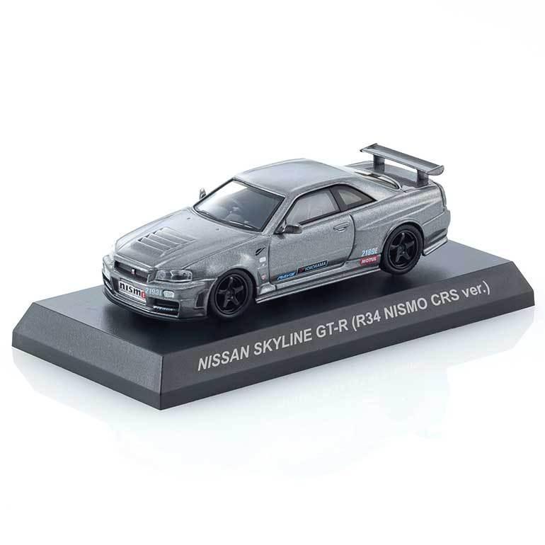 京商ミニカー&ブック 05 日産 GT-R R34 NISMO CRS ver.※1/64スケール