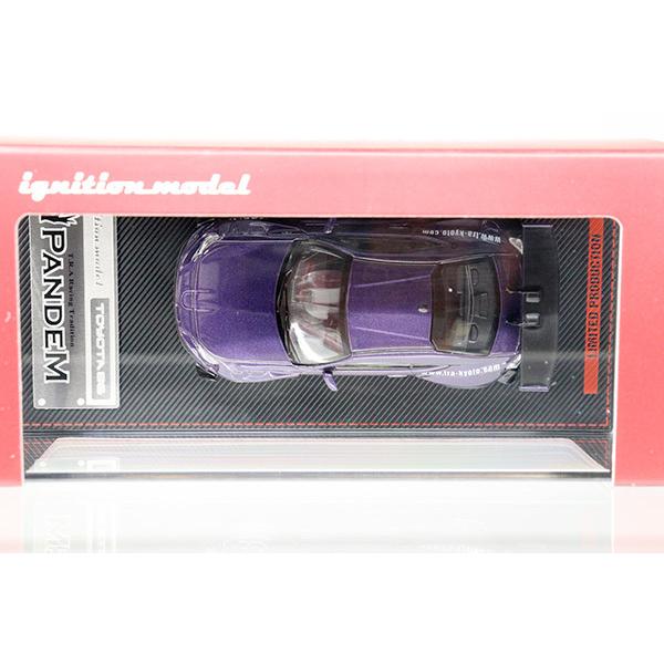 ignition model 1755 PANDEM TOYOTA 86 V3 Purple Metallic｜minicar-kenbox｜03