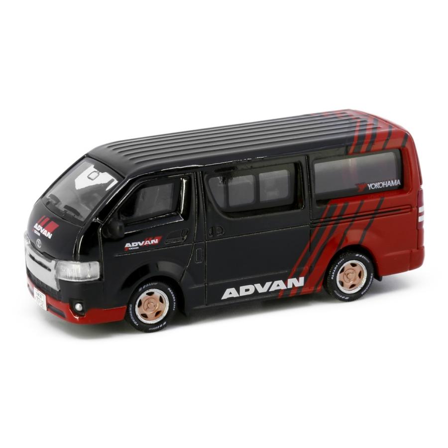 Tiny　ATCJP64002　トヨタ ハイエース ADVAN JP2 ※約1/64スケール｜minicar-kenbox