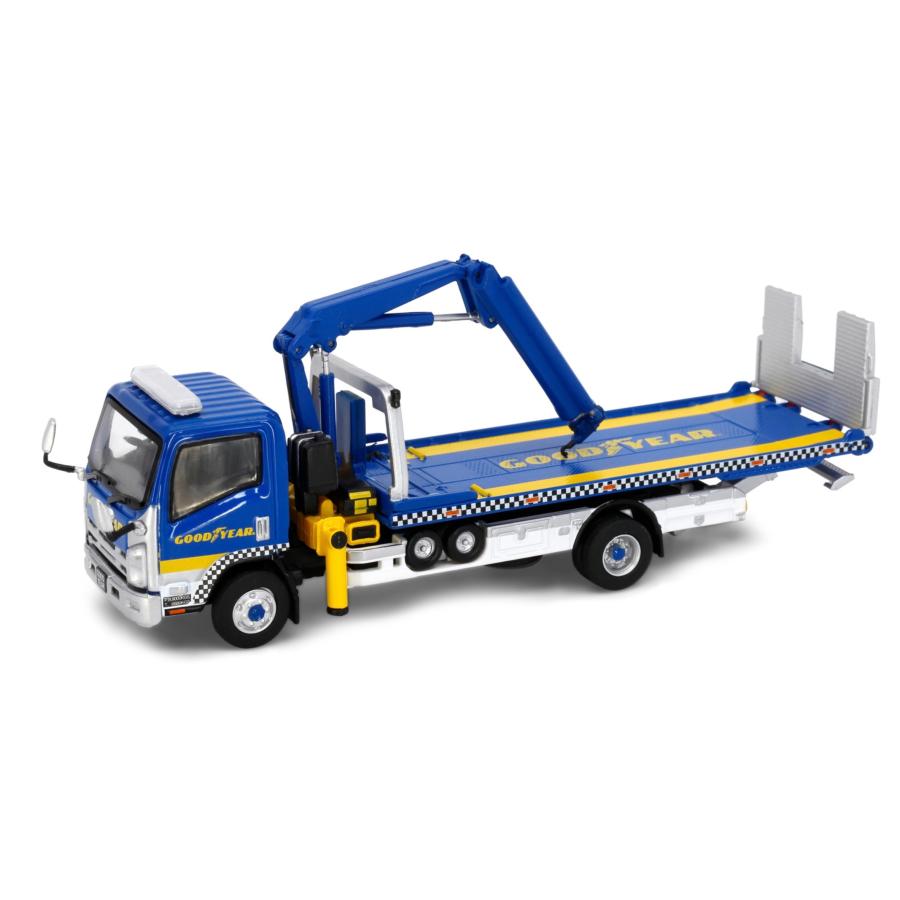 TINY ATC65621 いすゞ N Series Flatbed Tow Truck Good Year