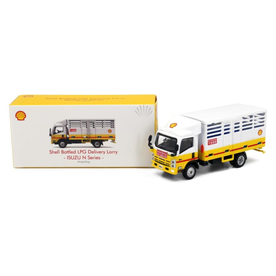Tiny　ATC64926　いすゞNシリーズ配送トラック Shell Bottled LPG Delivery Lorry　※1/76スケール・香港限定品・新品未開封｜minicar-kenbox