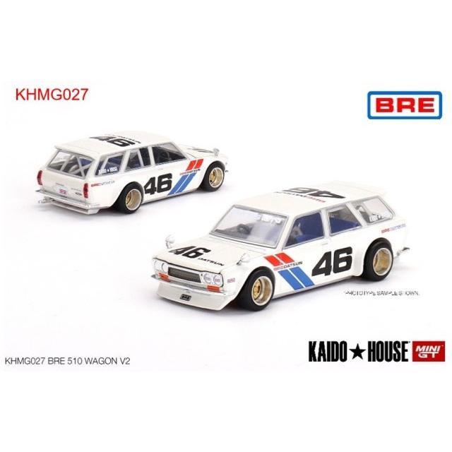 MINI GT KHMG027 ダットサン KAIDO 510 ワゴン BRE V2 ※1/64 MINI GT KHMG027 ダットサン KAIDO 510 ワゴン BRE V2 ※1/64