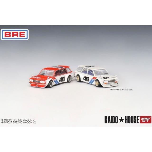 MINI GT KHMG027 ダットサン KAIDO 510 ワゴン BRE V2 ※1/64 MINI GT KHMG027 ダットサン KAIDO 510 ワゴン BRE V2 ※1/64