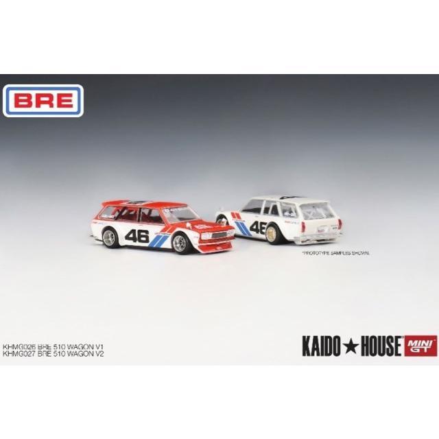 MINI GT KHMG027 ダットサン KAIDO 510 ワゴン BRE V2 ※1/64 MINI GT KHMG027 ダットサン KAIDO 510 ワゴン BRE V2 ※1/64