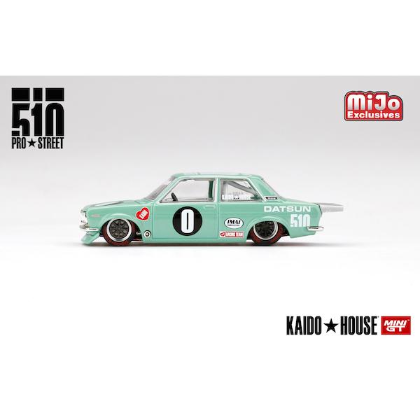 MINI GT　KHMG008　ダットサン 510 プロストリート KDO510 KAIDO HOUSE (左ハンドル)北米限定※チェイスカー含む  ※1/64スケール