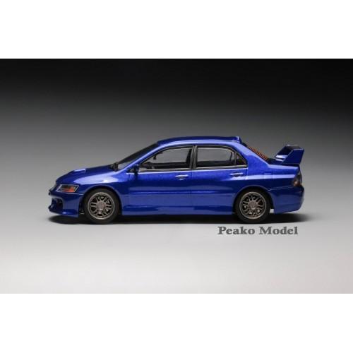 期間限定特価　1/64 PEAKO ランサーエボリューションⅨ パーツセット PEAKO 三菱 ランサーエボリューションIX ブルー ※1/64スケール