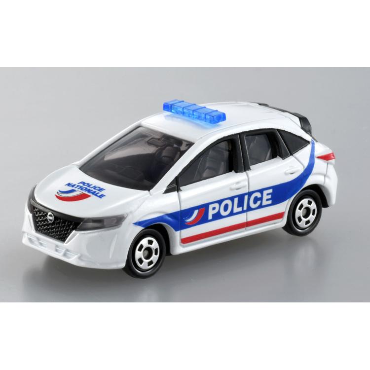 トミカ イオン特注 63 日産 ノート フランス警察仕様 : ミニカー