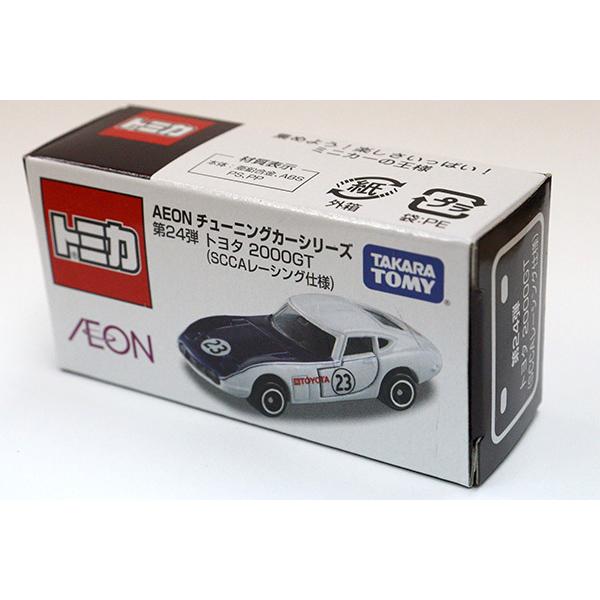 トミカ イオン特注 24 トヨタ2000GT（SCCAレーシング仕様） : ミニカー