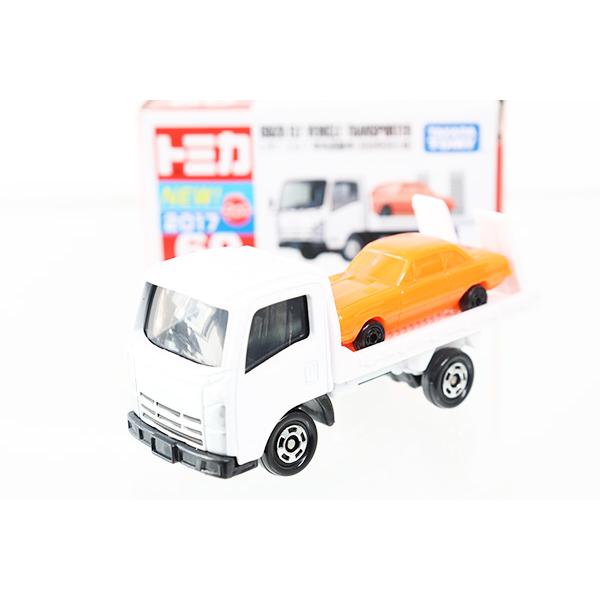 トミカ赤箱 60 いすゞ エルフ 車両運搬車（初回特別仕様） : ミニカー