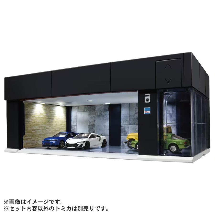 トミカプレミアム tomica GARAGE PREMIUM BLACK Edition : ミニカー
