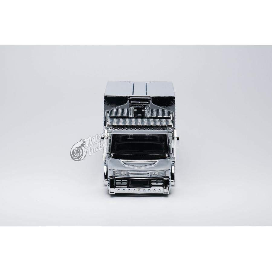 Micro Turbo PEAKO MT6404B1 Custom デコトラ 積載車 銀 Micro Turbo PEAKO MT6404B1 Custom デコトラ 積載車 銀