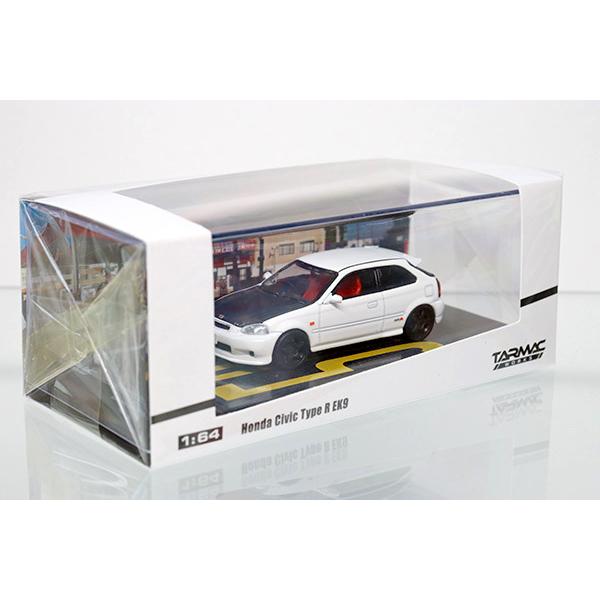 Tarmac Works T64-010-WH ホンダシビックType R EK9 : ミニカー