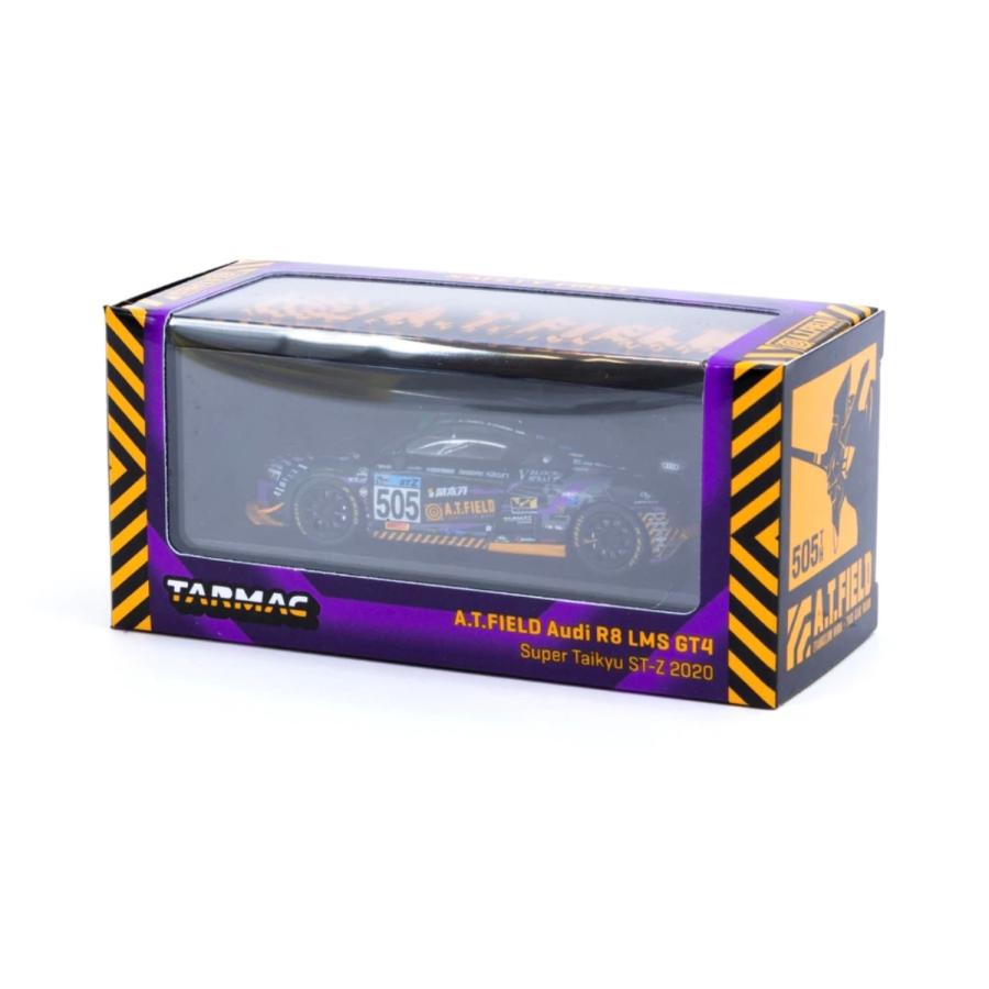 Tarmac Works T64-070-EVA20 アウディ R8 LMS GT4 Super Taikyu STZ 2020 ※コンテナパッケージ｜minicar-kenbox｜03