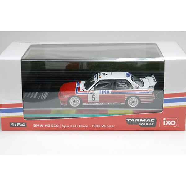 Tarmac Works T64-009-92SPA05 BMW M3 E30 Spa 24H Race 1992 Winner｜minicar-kenbox
