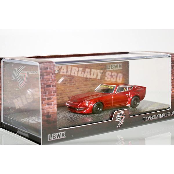 KJ MINIATURES KJ002-1 日産フェアレディZ (S30) LBWK(赤メタ KJ MINIATURES KJ002-1 日産フェアレディZ (S30) LBWK(赤メタ