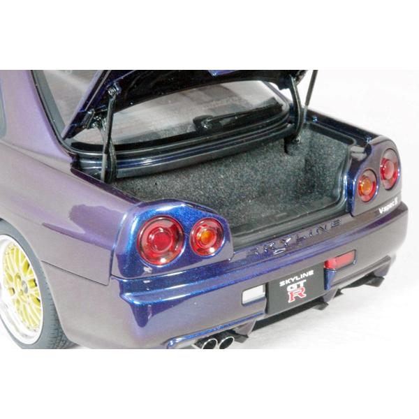 最安値　オートアート　1/18 スカイライン　GT-R R34 BBS LM オートアート 1/18 日産 スカイライン GT-R (R34) Vスペック II