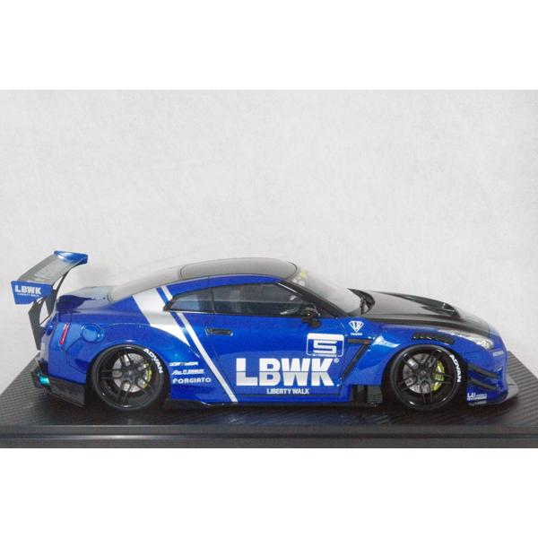 イグニッションモデル 1/43 LB-WORKS GT-R R35 ブルー イグニッションモデル 1/43 LB-WORKS 日産 GT-R R35 タイプ2