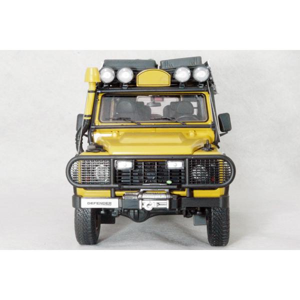 ● 1/18 ランド ローバー 〓 ディフェンダー 90  ( キャメル トロフィー 仕様 )  / イエロー 〓 LAND ROVER 京商ミニカー｜minicar-olive｜19