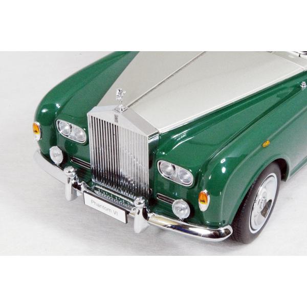 ● 1/18 ロールス ロイス 〓 ファントム 6 ( VI ) / ( グリーン / シルバー ) 〓 Rolls-Royce｜minicar-olive｜06